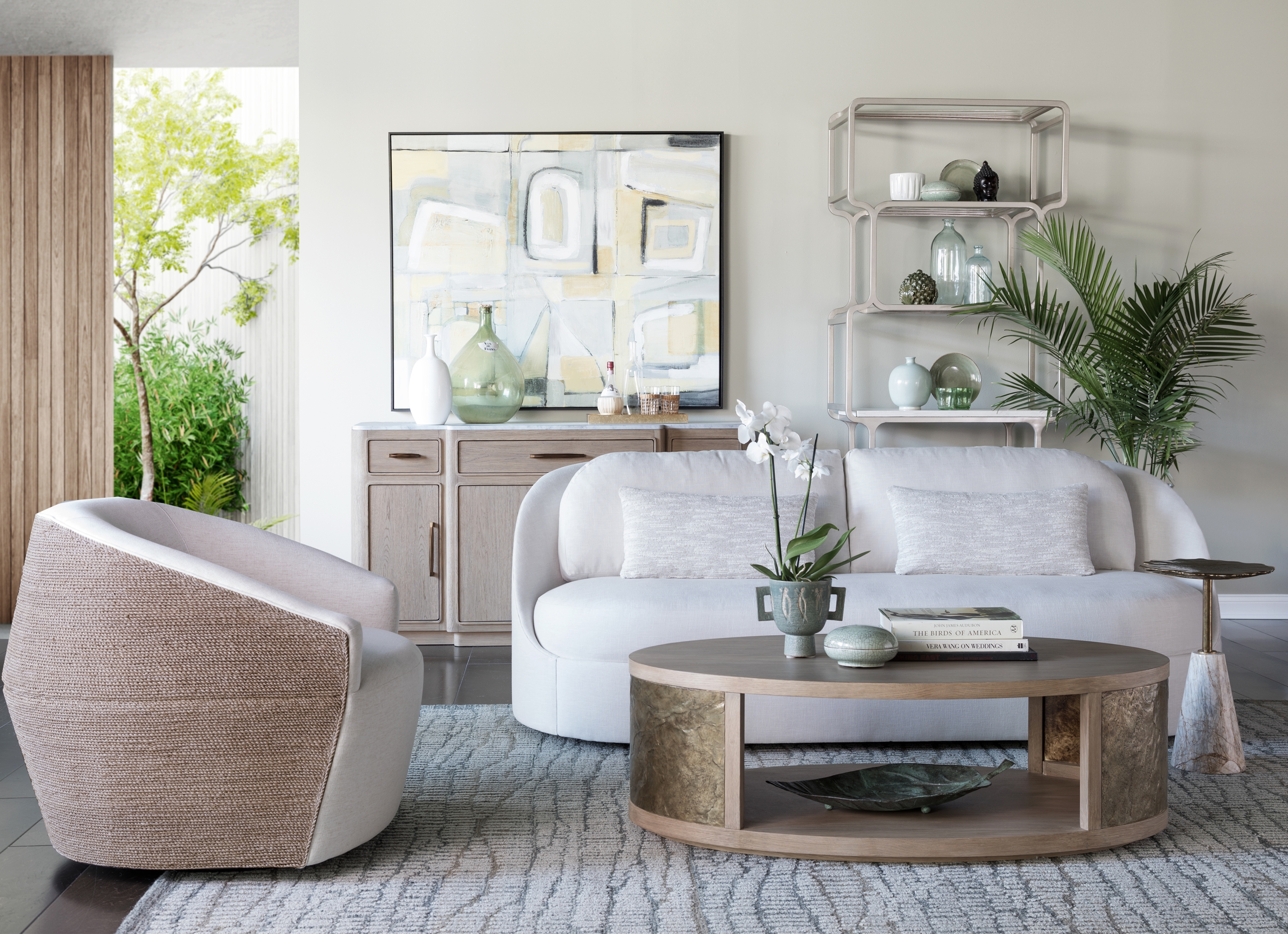 Artistica Simpatico Oval Cocktail Table