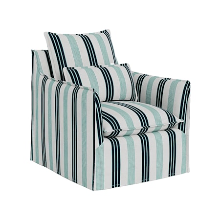 Siesta Key Outdoor Swivel Chair