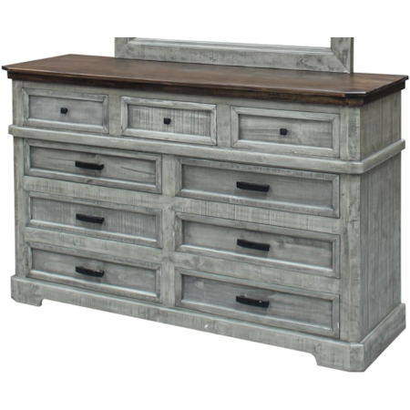 Cottage Creek Furniture Sierra Vista C830-0492 Farmhouse 9-Drawer Dresser with Two-Toned Finish | Furniture and More | Dressers Cottage Creek Furniture Sierra Vista C830-0492 Farmhouse 9-Drawer Dresser with Two-Toned Finish | Furniture and More | Dressers