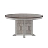 Liberty Furniture River Place X-Style Single Pedestal Round Table