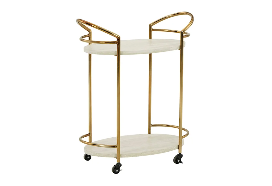 Tarica Bar Cart by Signature Design by Ashley at VanDrie Home Furnishings