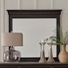 Liberty Furniture Allyson Park Cottage Crown Mirror with Crown Molding
