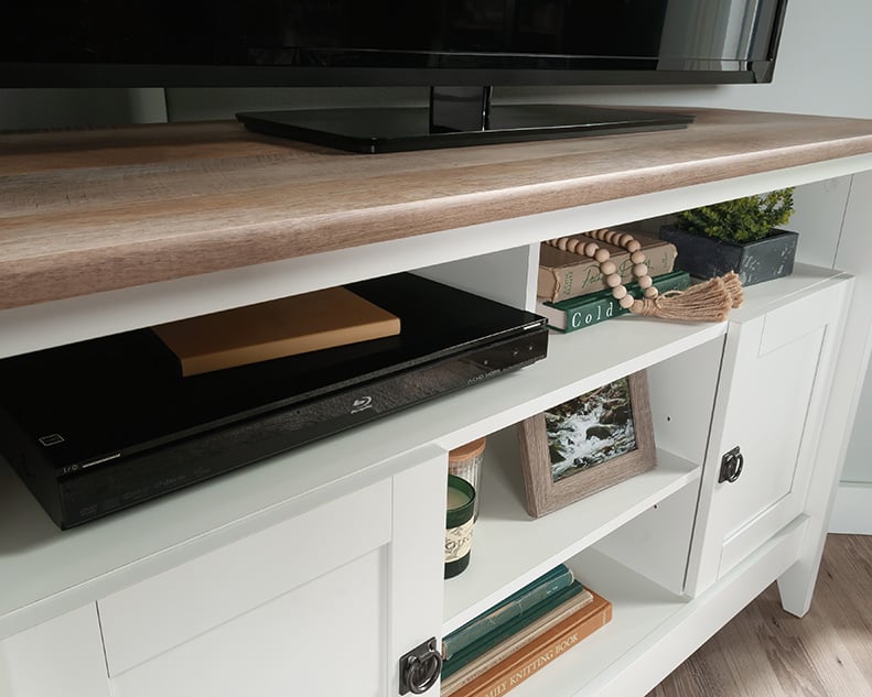 2-Door Corner TV Stand