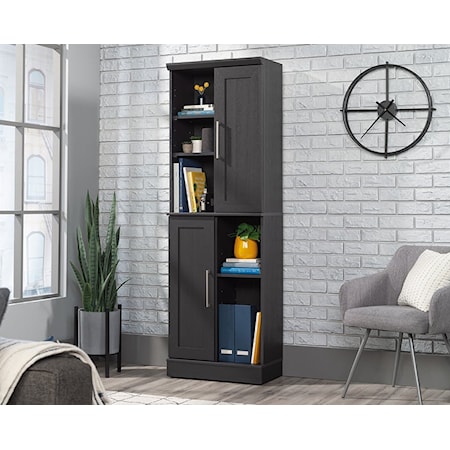 Contemporary Storage Cabinet with 2 Configurable Doors