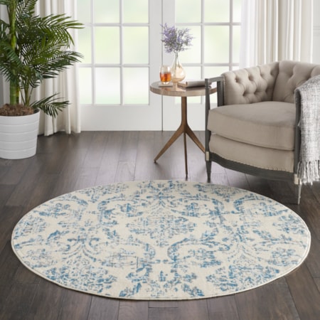 5&apos;3&quot; Round  Rug