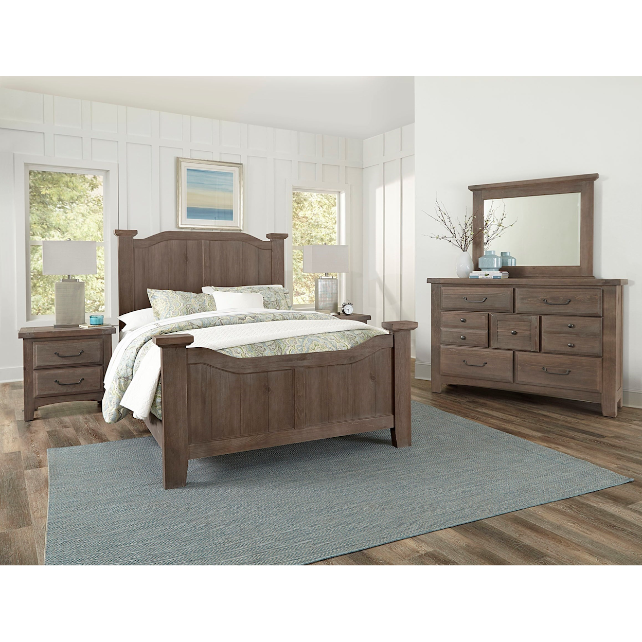 Carolina Bedroom Sawmill King Arch Bed