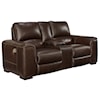 Belfort Select Alessandro Power Reclining Loveseat with Console