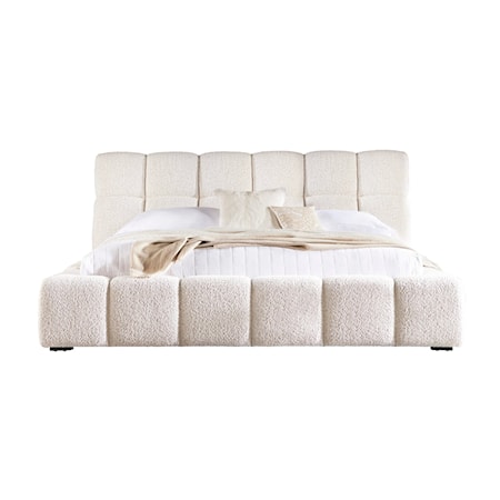 Upholstered Queen Panel Bed