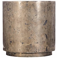 Pyrite Stone Side Table