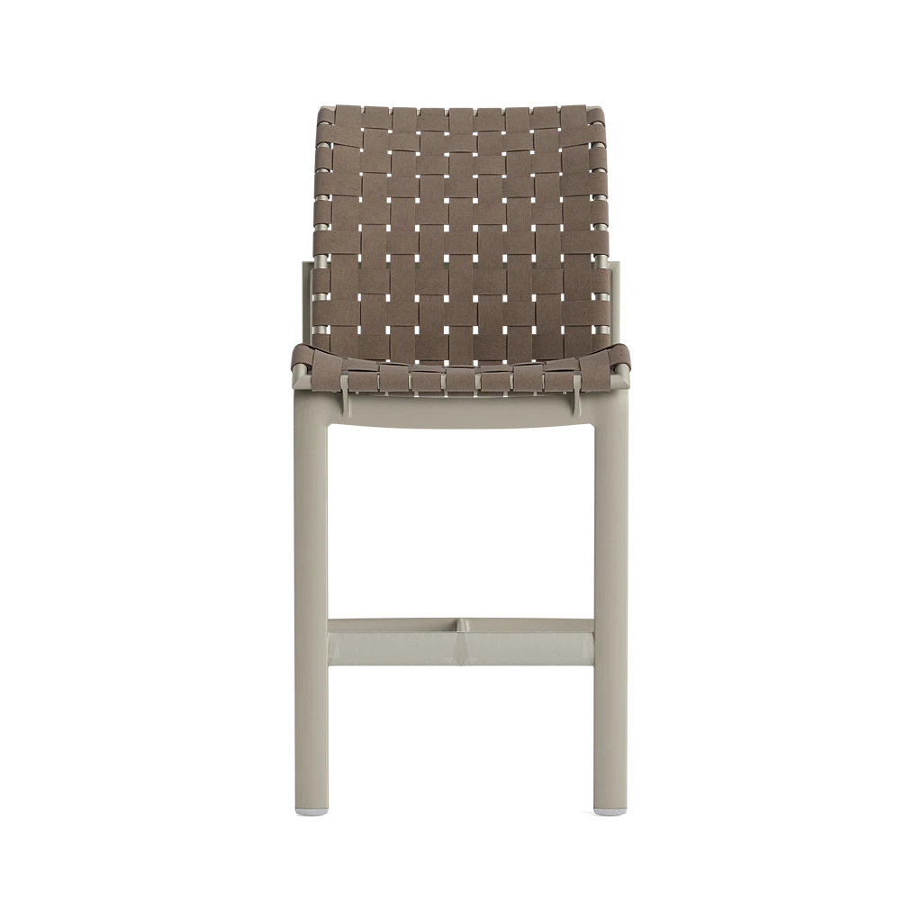 Brown Jordan Softscape Casual Strap Full-Back Barstool
