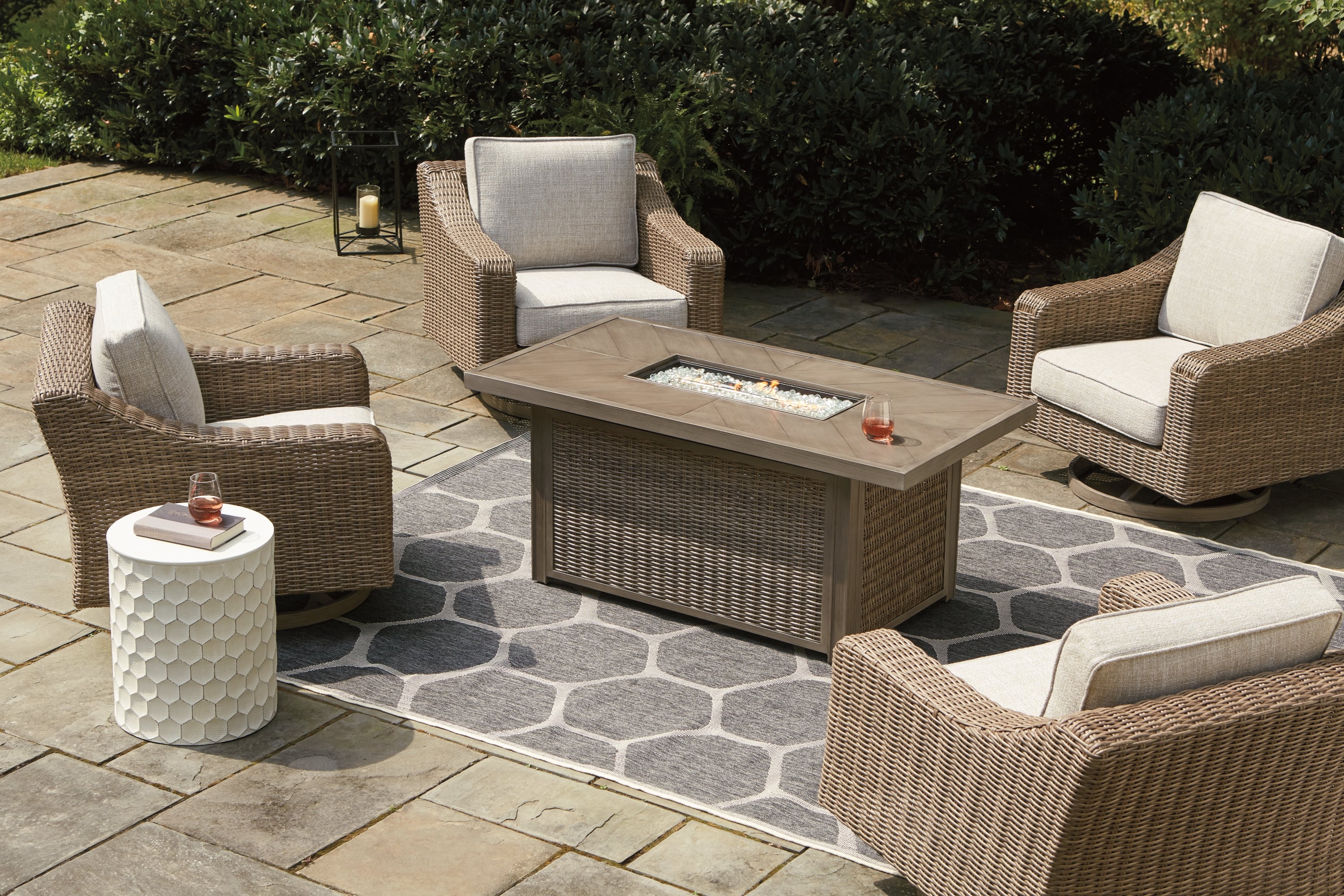Signature Design by Ashley Beachcroft Outdoor Fire Pit Set