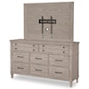 Legacy Classic Belhaven Dresser with TV Frame