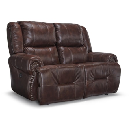 Space Saver Loveseat with Nailheads