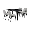 Armen Living Westmont/Azalea 5-Piece Dining Set