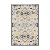 5' x 7'6" Ivory Rectangle Rug