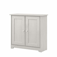 Cabot Small Storage Cabinet with Doors in Linen White Oak