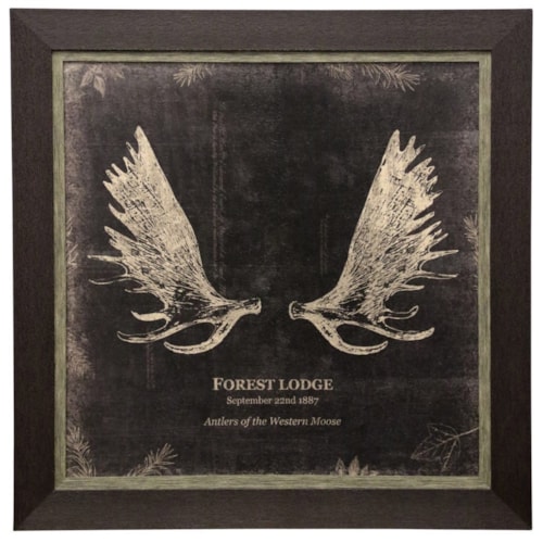 Framed Textured Print