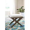 Hammary Crawford Upholstered Stool