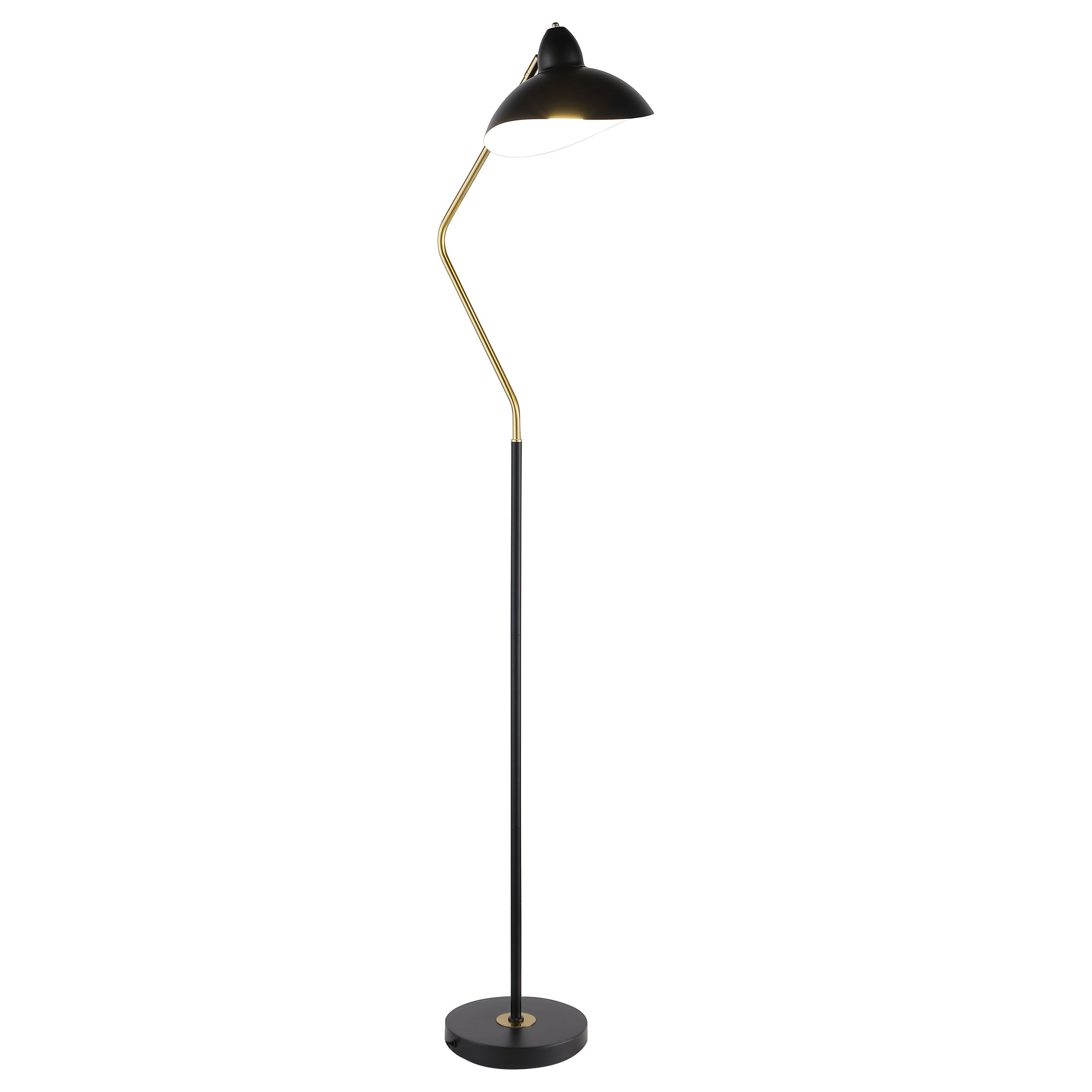 LUMEN GOLD AND LACK METAL FLOOR | LAMP