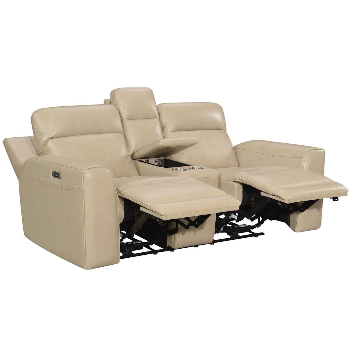 Steve Silver Doncella Dual-Power Console Loveseat