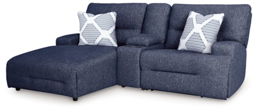 3-Piece Power Reclining Sectional Sofa With Chaise