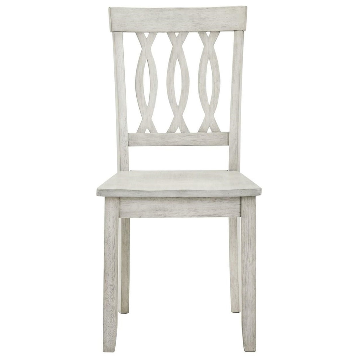 Steve Silver Naples White Side Chair