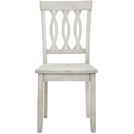 FORT MEYERS WHITE DINING CHAIR |
