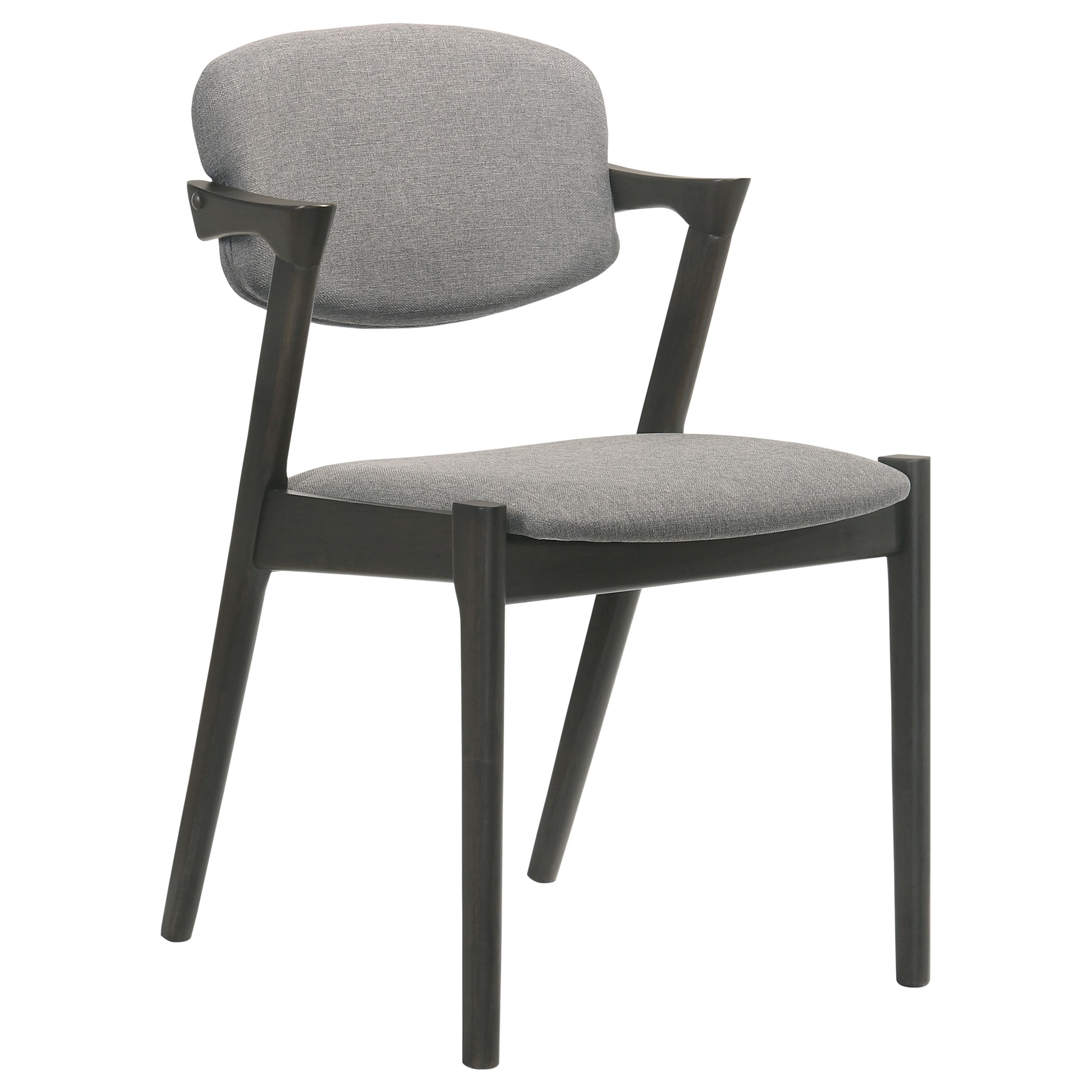 Stevie Padded Wood Dining Arm Chair