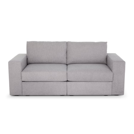 Wide-Arm Loveseat