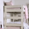FUSA Arlette Twin/Twin Bunk Bed with 2 Slat Kits