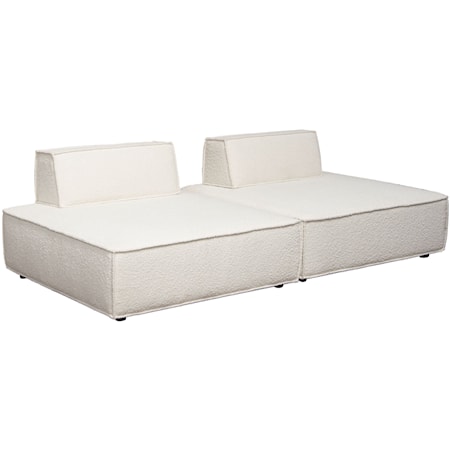 Cara 2-Piece Square Modular Lounger