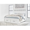 Ashley Ashbryn California King Panel Storage Bed