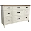 Paramount Furniture Americana Modern 9-Drawer Dresser