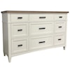 PH Americana Modern 9-Drawer Dresser