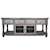 International Furniture Direct Aruba Rustic Console Table with Drawer Storage