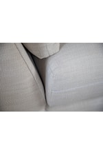 IFD Vallarta Transitional Sofa with Gray Fabric