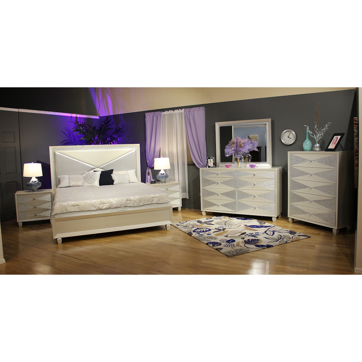 New Classic Furniture Harlequin Bedroom Set