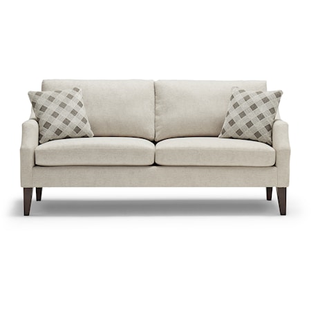 Contemporary 82 Inch Small Scale Sofa