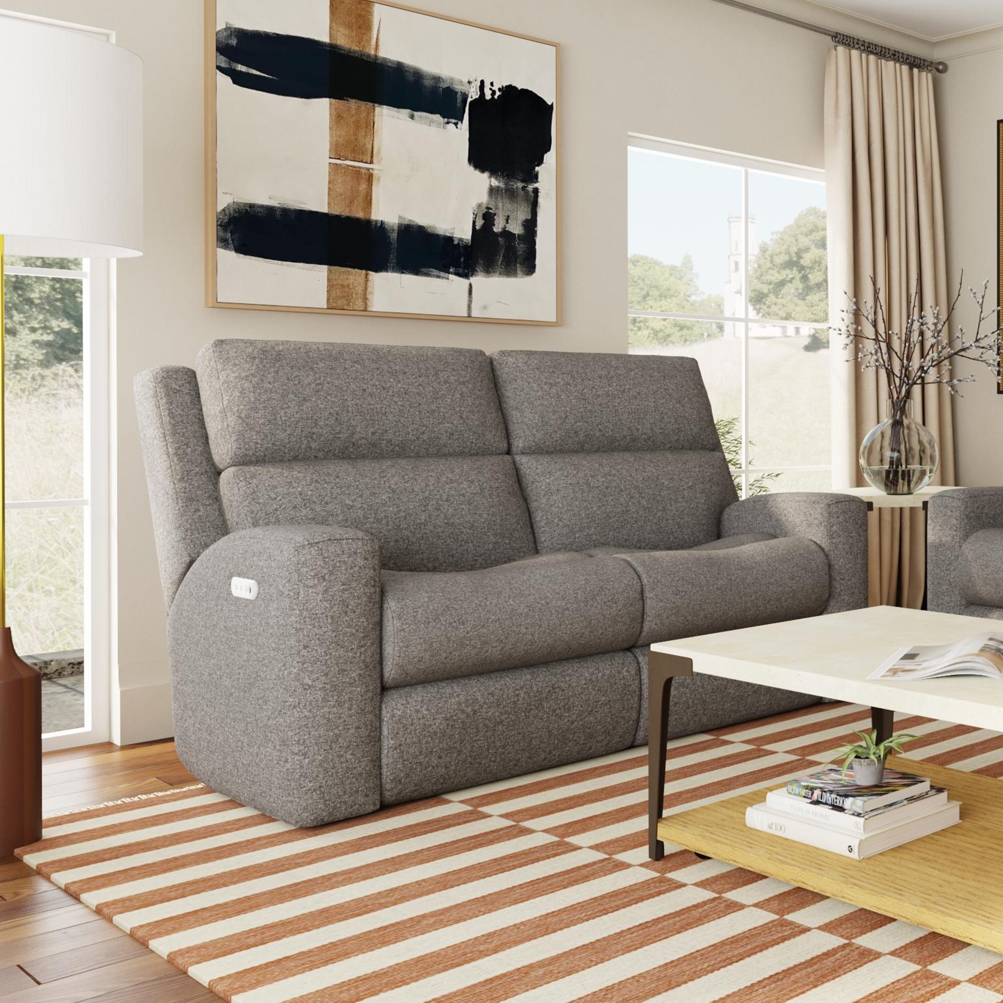 Flexsteel Score Reclining Loveseat