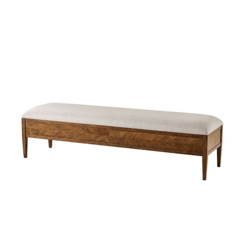 Transitional Accent Bench