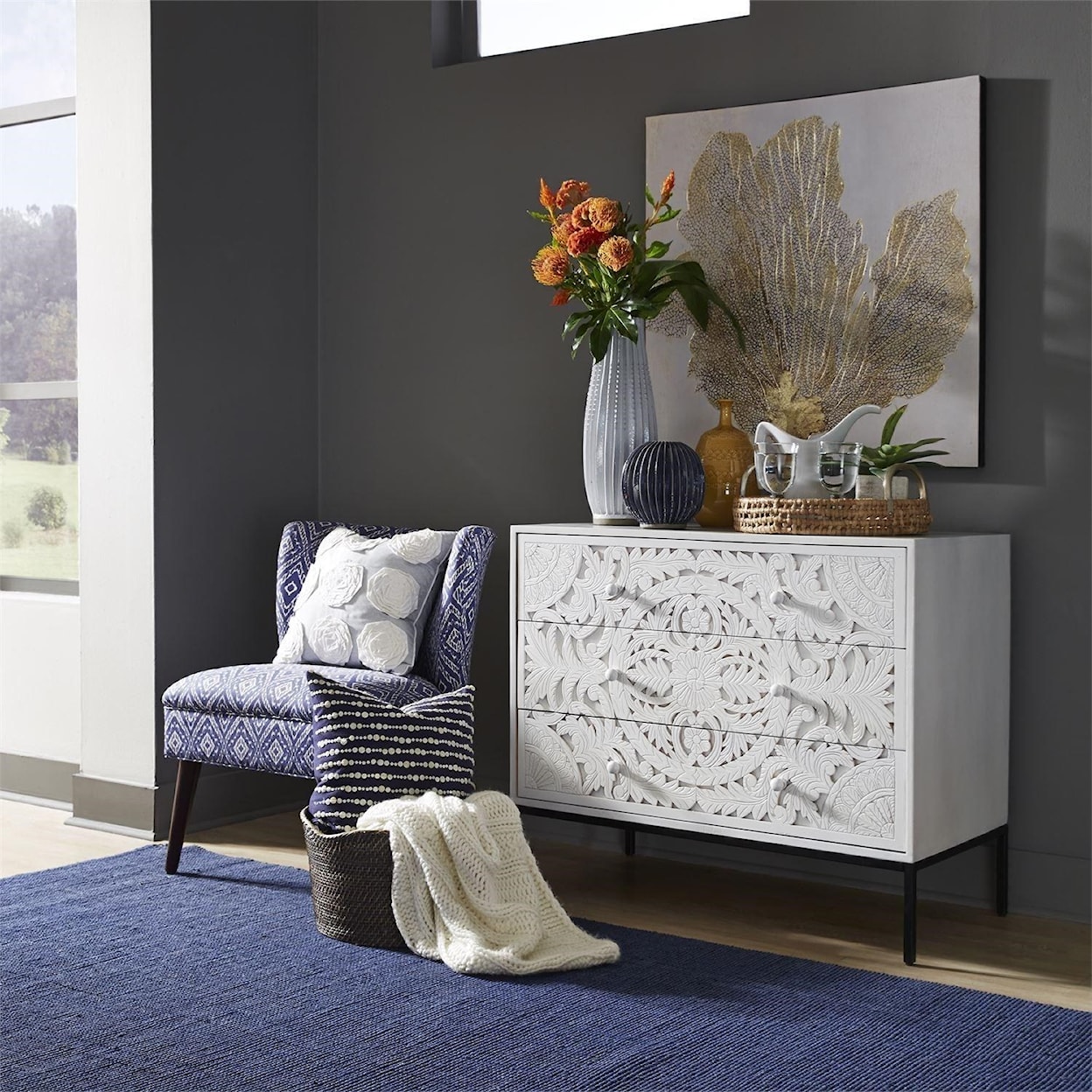 Liberty Furniture Woodlyn 3-Drawer Accent Chest