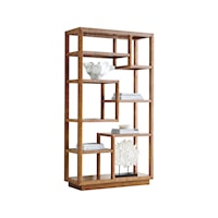 Bryce Raffia Etagere Bookshelf