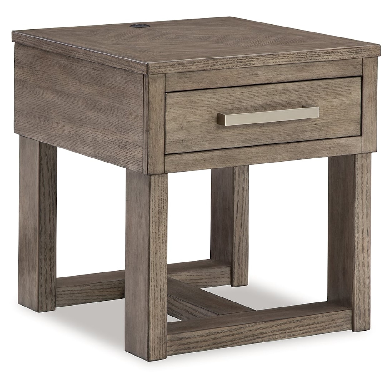 Ashley Furniture Signature Design Loyaska Rectangular End Table
