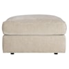 Bernhardt Plush Oasis Fabric Bumper Ottoman