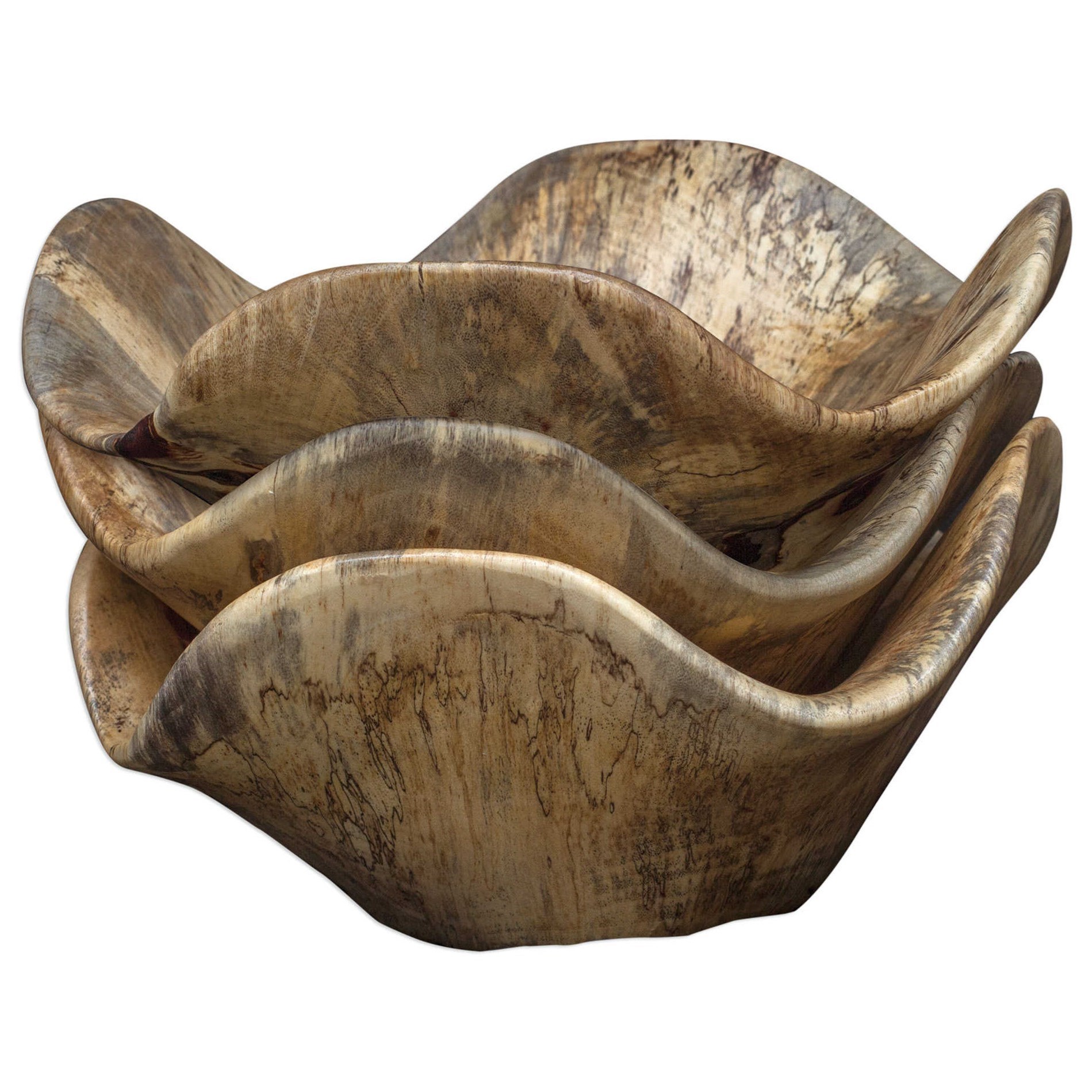 Uttermost Alternative Wall Decor Tamarine Wood Wall Art Set of 3