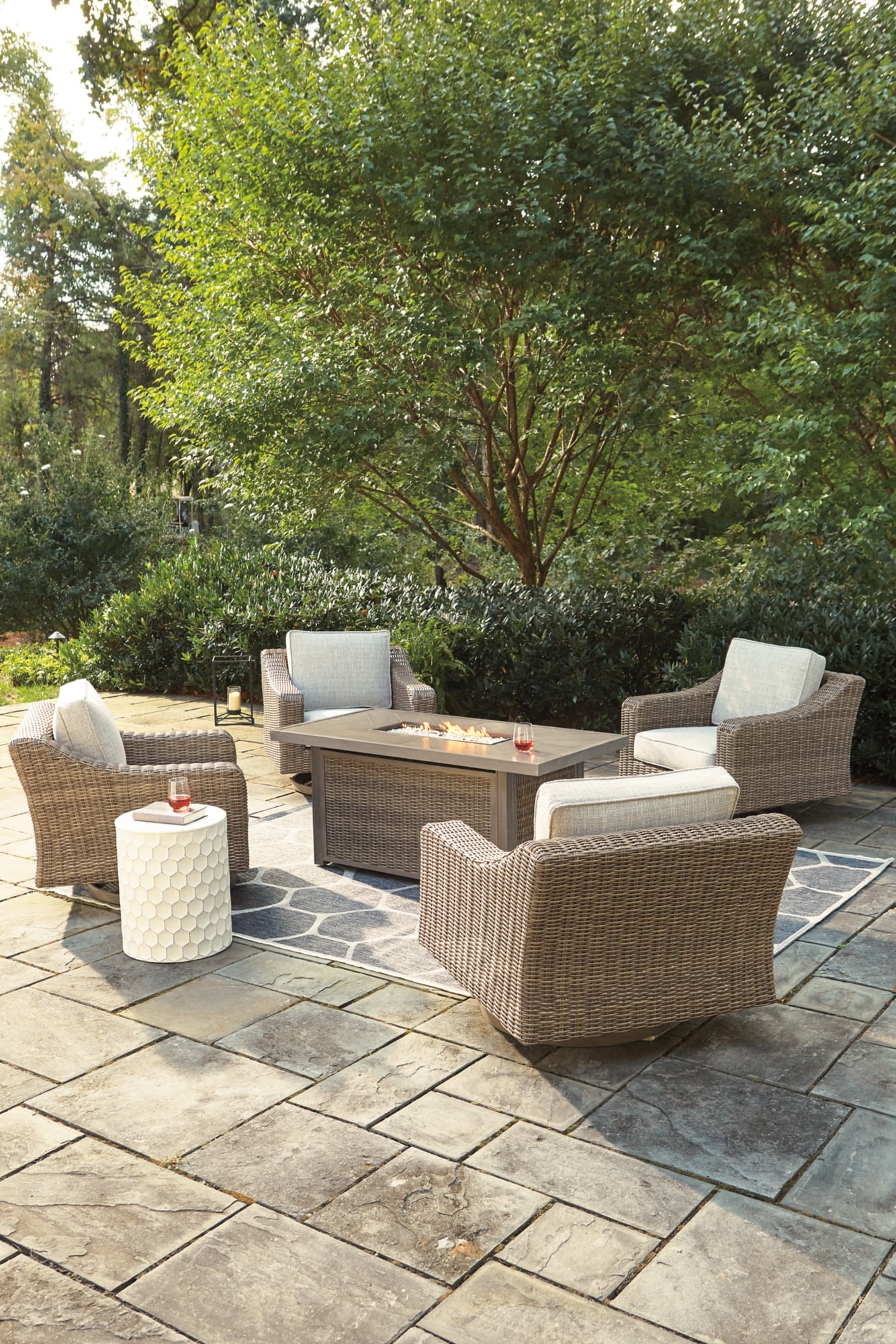 Outdoor Fire Pit Set