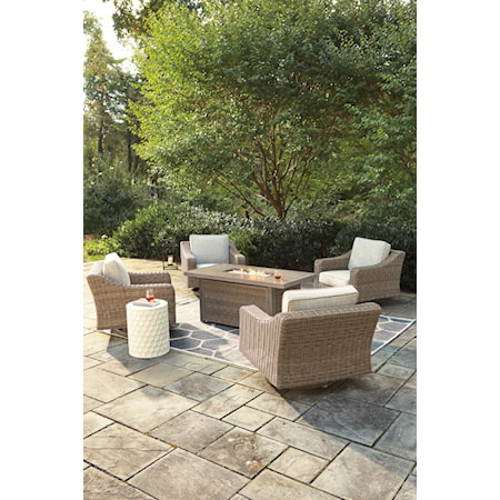 Outdoor Fire Pit Set