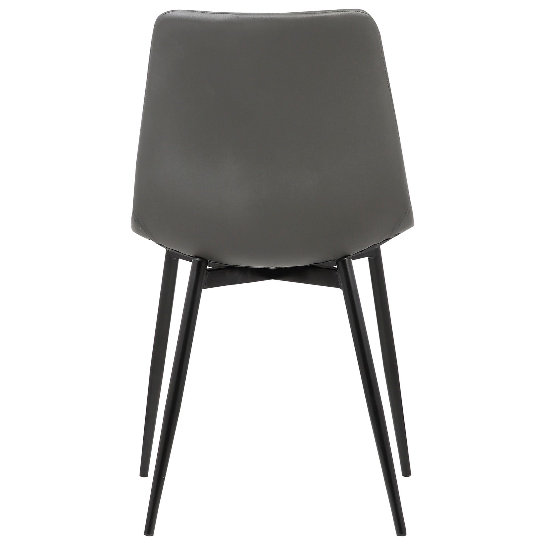 Armen Living Monte Contemporary Dining Chair in Faux Leather