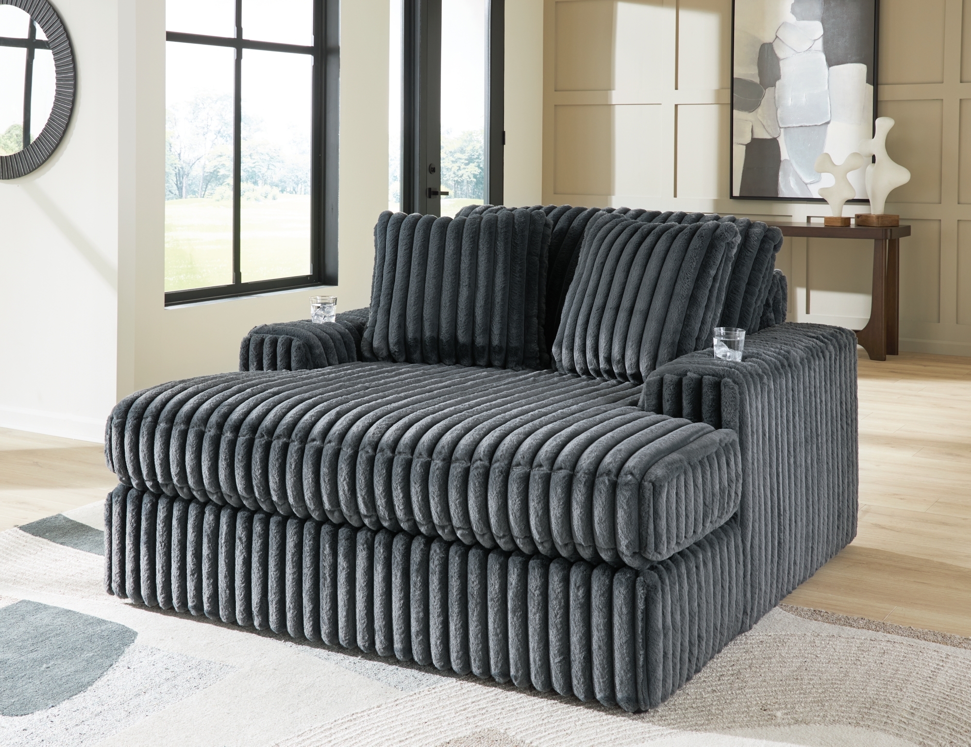 Ashley (Signature Design) Midnight-Madness 98105U2 Sofa, Loveseat And ...