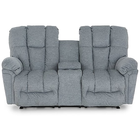 Casual Power Rocker Console Loveseat